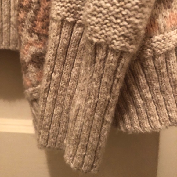 Hollister waterfall cardigan sweater fairisle size Small NWT - Picture 3 of 5